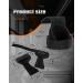 Train Aid Strength Training Leather Lifting Straps | Fitness Bodybuilding & Weightlifting Grip Aids | Gym Accessories for Men & Women - Black - Buy Online on GoSupps.com