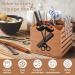 Salon Shear Holder with 4 Compartments Compact Hair Cutting Scissors Holder with Sponge Lining Efficient Salon Scissors Holder Hair Scissors Organizer for Barber Supplies Stylists 5.3x5.3x4.7in wo - Buy Online on GoSupps.com