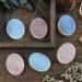 Lovionus89 Rose Quartz & Opalit Thumb Stones - Oval Stress Relief & Reiki Healing - 2 Pack Pocket Palm Crystals - Buy Online on GoSupps.com