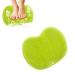 Personal Cleaning Foot Washing Bath Brush foot brush W scher Massager shower with non -slip suction cups silicone massage cleaner footwear foot shower back scrubber (green)