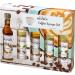 Monin Coffee Syrup Gift Set with Caramel Vanilla Hazelnut Gingerbread and Amaretto Syrups | Perfect for Flavoured Coffees Hot Chocolates and Frappes | Includes Jaspem Drink Recipe eBook - Buy Online on GoSupps.com