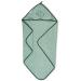 Ullenboom hooded towel baby 75x75 cm terry made of 100% cotton (Oeko-Tex certified) and made in EU ideal as a bath towel or bathrobe for children and babies up to 3 years sage-green hooded towel sage-green