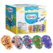 EGOOL Adhesive Eye Patches for Kids  Cool Boys Design, 45 + 5 Bonus per Box, Regular Size, Breathable Material, Colorful and Fun Pattern, Hypoallergenic & Sensitive for Lazy eye