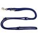 Dog leash double leash training leash for medium dogs up to 45 kg over 39 colors very stable (2.40 m navy) 2.40 m navy