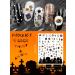 1500+ Patterns Halloween Nail Art Stickers Decals EBANKU 3D Self-Adhesive Nail Sticker Halloween Pumpkin Spider Bat Grave Manicure Sticker for Women Nail Art Decorations (12 Sheets) - Buy Online on GoSupps.com