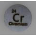 Chromium (Cr) 24.26mm Metal Disc 99.99% Pure for Collection or Experiments - Buy Online on GoSupps.com
