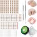 Lanties 152 Pieces Ingrown Toenail Corrector Treatment Tool Sets  Include Curved Toenail Brace Nail Toenail Corrector Sticker  Ingrown Toenail Corrector Strips  Toenail File and Lifter