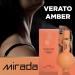 MIRADA Verato Amber Women's Eau de Parfum (EDP) 3.4 FL. Oz (100ml) Women s Perfume with Notes of Ylang-Ylang White Flowers Frangipani Amber Musk Vanilla Cedar Cashmeran - Buy Online on GoSupps.com