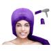 Glow by Daye Bonnet Hood Hair Dryer Attachment, At Home Hair Dryer Hood for Hand Held Hair Dryer, Extra-Large, Purple
