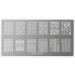 99nails Stamping Plate Rectangle - Mystery