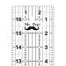 Mr. Pen- Sewing Ruler  3 x17 Inch  Acrylic Ruler  Quilting Ruler  Cutting Ruler  Acrylic Ruler for Cutting Fabric  Rulers for Quilting and Sewing  Non Slip Quilt Rulers  Sewing Supplies - Buy Online on GoSupps.com