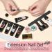 UR SUGAR Poly Gel Nails Set | 6 Colors Nail Extension Builder Gel Kit with Base & Top Coat | DIY Manicure at Home | Glitter Nude & Clear Polygel - Buy Online on GoSupps.com