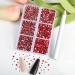 Buy Beadsland 7200PCs Flatback Rhinestones | Clear Nail Gemstones for Handicrafts | Mixed Sizes with Wax Pencil Kit | SS3-SS10 Light Red & Light Siam - Buy Online on GoSupps.com