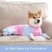 Shop XL Pink Dog Operating Suit - Breathable Anti-Lick Pajamas for Post-Op Recovery | One-Divider with Legs - Buy Online on GoSupps.com
