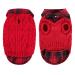 Cit toile warm dog sweater turtleneck-knitting dog sweater with a styles puppy clothing with linen holes for autumn winter warm coat clothing for small medium-sized pets red M medium red