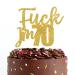 I'm 70 Cake Topper - Gold Glitter Happy 70th Birthday Cake Decorations Funny Cake Decor for Birthday Hello 70 Cake Topper Seventy Birthday Anniversary Party Supplies