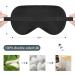 Townssilk Silk Sleep Mask - Adjustable Strap, Super Soft Eye Mask in Navy Blue Pattern 4 - Buy Online on GoSupps.com