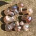 Natural Crystal Rough Home Decoration 10pcs Natural Gold Plating Flower Agate Quartz Mushroom Cherry Blossom Agate Crystal Buttom Mushroom Healing Chakra Stones 10pcs High 18mm - Buy Online on GoSupps.com