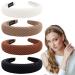 Ondder 4 Pack Padded Headbands for Women Fashion Headbands Wide Headband Stylish Head Bands for Women Girls Hair Accessories