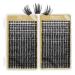 Cluster eyelashes quele individual eyelashes 480 PCs DIY eyelash extensions thin tape eyelash cluster d curl Mix10-18 Individual false eyelashes soft light for home use (qu07 d Mix10-18) 1 piece (1 Pack) Qu07-d-plus-mix 10-18mm