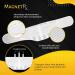 MagnetRX® Magnetic Back Brace - Ultra Strength Lumbar Support Belt for Men & Women | X-Large Waist Magnet Wrap for Pain Relief - Buy Online on GoSupps.com