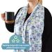 Celley 3 Pack Adult Bib Dining Scarf for Women - Washable Microsuede Food Clothing Protectors - Buy Online on GoSupps.com