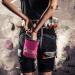 ALPIDEX Pink Power Chalk Bag - Adjustable Waist Belt & Drawstring Magnesia Bag for Boulder Climbing - International Shipping Available - Buy Online on GoSupps.com