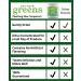 Get Your Greens Super Greens Powder - 10 Green Juice Blend, 8 Antioxidants, 6 Enzymes, 10B Probiotics - Delicious & Easy to Mix - Non-GMO & Sugar Free - Buy Online on GoSupps.com