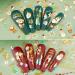 24 Sheets Christmas Nail Stickers Christmas Nail Art Stickers Decals Self-Adhesive 3D Snowflakes Santa Claus Christmas Trees Snowmen Patterns for Christmas Nail Decorations - Buy Online on GoSupps.com