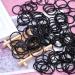 Avodova 200-Piece Black Elastic Hair Ties Metal-Free Thin Ponytail Holders for Women & Girls - Buy Online on GoSupps.com
