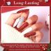 28g Holographic Iridescent Sparkle Glitter Dip Powder Nails - Red Golden Long-Lasting Dipping Nails - No UV Light Needed - Buy Online on GoSupps.com