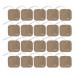 TENS Wired Electrodes Compatible with TENS 7000, Premium Replacement Pads for TENS Units, Discount TENS Brand (2in x 2in, 20 Pack)