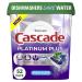 Cascade Platinum Plus Dishwasher Pod Dishwasher Detergent Dishwasher Pods Dish Detergent ActionPacs Dish Pods Fresh 52 Count Dishwashing Pods Dishwasher Pods Fresh Scent 52 Count