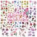 Konsait 24 Sheets Realistic Floral Temporary Tattoos That Look Real and Last Long For Women Girls Flower Fake Tattoos Waterproof Tattoos For Kids Girls Body Art Multi-Colored Tattoo Stickers Goodie Bag Stuffers Party Fav...