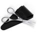 Suvorna 4.5 Mustache & Beard Grooming Scissors for Men - Nose & Facial Hair Trimming Barber Shears - Buy Online on GoSupps.com
