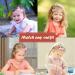 WUISOLQP 6 Pcs Baby Girls Flower Headbands - Soft Stretchy Elastic Hairbands for Newborns, Infants, Toddlers - Perfect Christmas Birthday Photography Accessories (Pink) - Buy Online on GoSupps.com