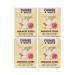 Flower & White Very Vanilla Meringue Kisses (4 Pack) Low Calorie 10 Calories Per Kiss Vegetarian Gluten-Free Natural Flavours & Ingredients 4 x 100g