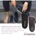 Foot Petals Plantar Fasciitis Insole - Arch Support for Women | PowerStep Black Small (Women's 7-8.5) - Buy Online on GoSupps.com