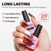 AIMEILI Rubber Base Gel Polish & No Wipe Top Coat Kit - Soak Off UV LED Clear Gel Nail Polish for Perfect Nails - Buy Online on GoSupps.com