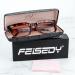 FEISEDY Reader Sunglasses B2895 - Tinted Reading Glasses for Women & Men | Square Leopard Frame & Gradual Tea Lens 2.5x - International Shipping Available - Buy Online on GoSupps.com