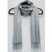 GFM Smooth Shiny Surface Pashmina Style Scarf (L9) .L9-ch-silver Grey - Buy Online on GoSupps.com