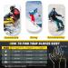 MORXPLOR Ski Snow Gloves - 3M Thinsulate Insulated Waterproof Winter Gloves (BlueGray, Large) - Buy Online on GoSupps.com