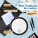MIYADIVA 20X Travel Magnifying Makeup Mirror | 6 Inch Vanity Mirror with Suction Cups | Portable for Home/Hotel | Black | Ideal Gift for Women - Buy Online on GoSupps.com