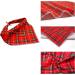 Buy Lionheart Glory Dog Haller Christmas Bib | Adjustable Red Plaid Neckerchief for Large Dogs Packable Soft Cotton - Buy Online on GoSupps.com