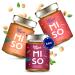 Fairy Bio Miso Paste Tasting Package |3 delicious vegan varieties - Genmai Shiro Koshi & Aka Tsubu Miso |Gulten -free |Miso pasteurized authentically according to Japanese recipe in 200g glass