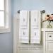 SKL Home Monogram Hand Towel Set - J, 16x26, White (2 Pack) - Buy Online on GoSupps.com
