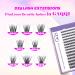 Buy GAQQI GQ03 Lash Clusters - 168PCS C Curl 12MM False Eyelashes for DIY Extensions | Natural Wispy Look - Buy Online on GoSupps.com