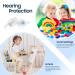 Kids Earplugs (6-12 yrs) - 25dB Hearing Protection for Flying Concerts & Sleep - Noise Sensitivity Ear Plugs for Small Ear Canals - Buy Online on GoSupps.com