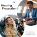 Pressure Equalizing Ear Plugs - 2 Pairs for Airplane Travel 25dB Noise Reduction Reusable Silicone for Adults & Kids 12+ Fits All Ear Canals - Blue - Buy Online on GoSupps.com