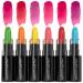 MOODmatcher Lipstick  6PC Collection of the Original Color-Change Lipstick - Maskproof  12 HOUR Long Wear  Enriched with Aloe & Vitamin E for Ultra-Hydration and Moisture - Made in USA